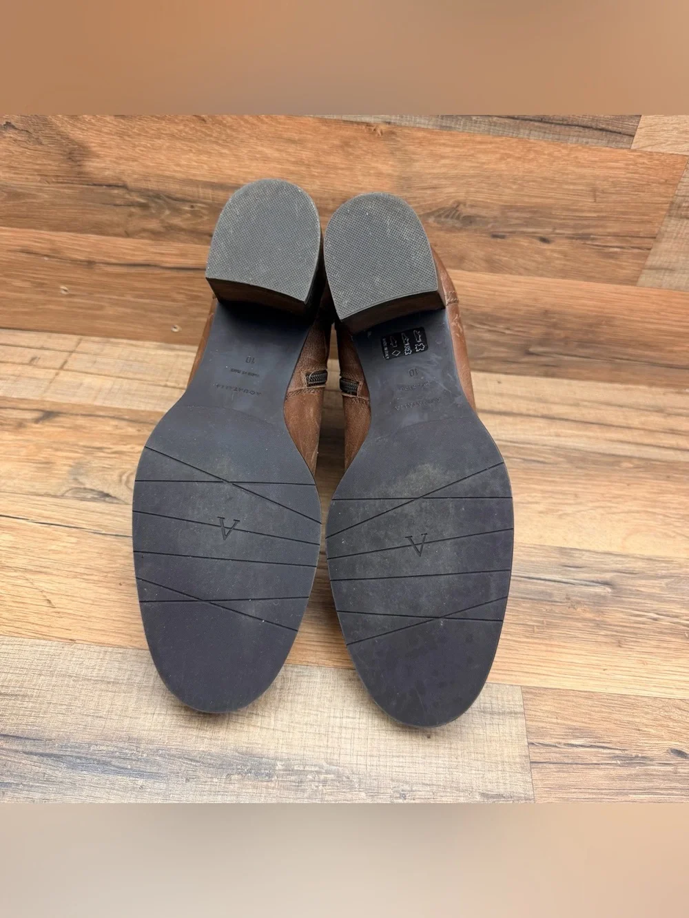 Aquatalia women size 10 Brown Leather Chukka Ankle Boots